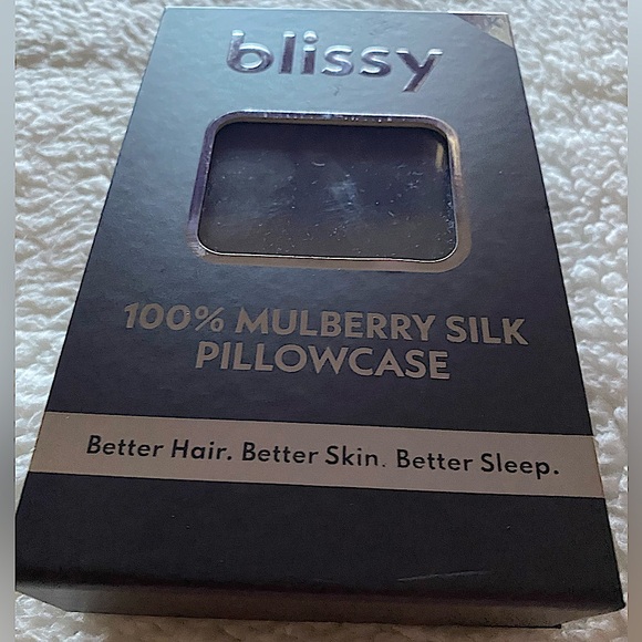 ✨ Blissy - King Size 600 Thread Count Silk Pillowcase✨NWT✨ - Picture 7 of 16
